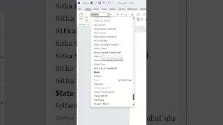 03 Font family and font styles in ms word | terbex tamil #fontmanagement #webfonts #word