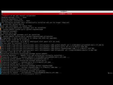 19. Installing Wifiphisher