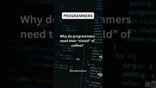 Why programmers need their coffee? #coding #programmingfacts #shorts #technology