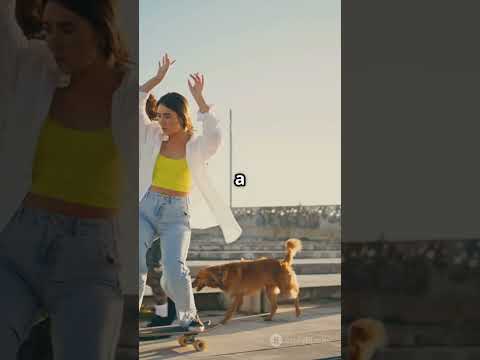 This Dog Learned Skateboarding from YouTube! 🐶📺 | Viral Pet Trick #shortsviral