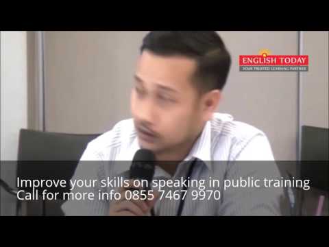Speaking In Public Training | 0855 7467 9970