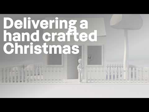 Crafted Paper Animation for BOBST Christmas Giving Campaign | MightyGiant Studio