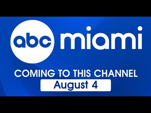 The moment ABC Miami comes on air 08/04/2025