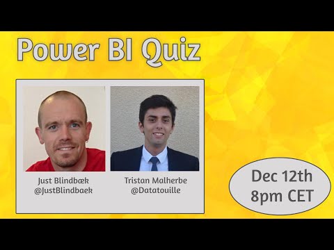 Power BI Quiz with Tristan Malherbe