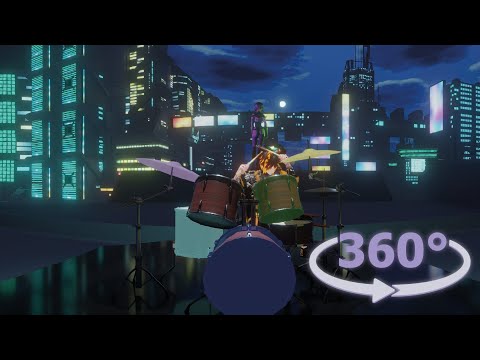 David & Lucy (ft. Sabrina Perulán & DaxRifai) Cyberpunk: Edgerunners fanmade song (360° visualizer)