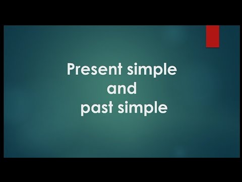 Present and Past simple in Kurdish. بابەتی ڕێزمانی پریزنت و پاست سیمپڵ بۆ پۆلی ١٠