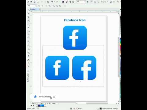 Facebook Logo Design | CorelDraw | Logo Design  | Vector