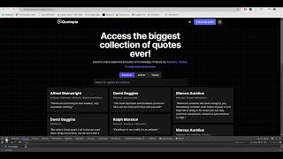 Quotopia NextJS + Mongo DB CRUD Webapp Showcase