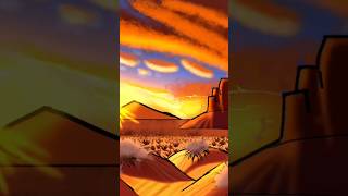desert dreams , a time lapse tale ,#backgroundart #digitalart #drawing#art#landscapedesign #art.