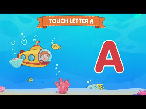 Underwater ABC Adventure | Ship Collecting Alphabet Letters | Kids Learning Cartoon