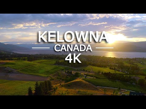 Lovely Kelowna 2022 in 4K Ultra HD - Inspiring Music Drone Footage | BC, Canada