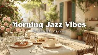 Spring Coffee Shop Ambience ~ Morning Jazz Vibes & Cozy Vibes