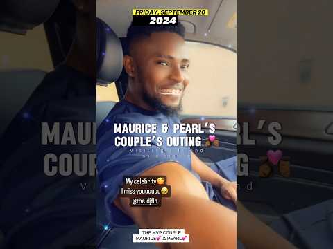 CUTE💕 Maurice Sam out&about with the LOVE OF HIS LIFE, Pearl Wats #mauricesam #pearlwats #nollywood