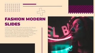 Fashion Modern Slides After Effects Templates