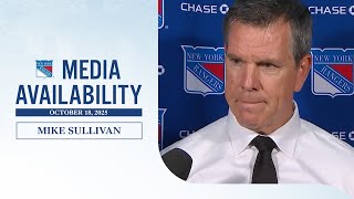 NYR at MTL: Mike Sullivan Postgame Media Availability | Oct. 18, 2025