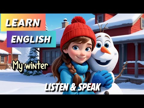 Discover the Joy of Skiing and Snowman Building in English