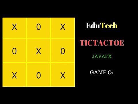 TicTacToe game by javafx game-01 part -1