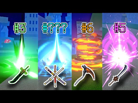 "Strongest Sword Combo"top 10 in 【BLOX FRUITS】Top1 is crazy #bloxfruits #roblox #combo #nekokan