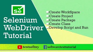 Selenium WebDriver   how to create Project, Package and Class?