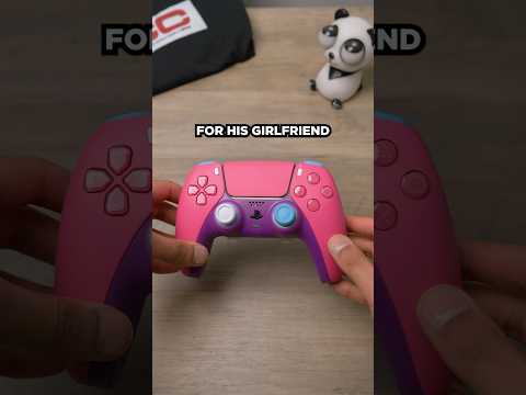 Custom Pink Purple PS5 Controller, mouse click trigger + 2 paddles Gamer Girlfriend Gift 😍