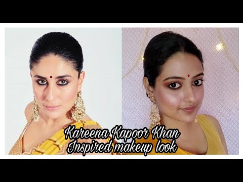 Kareena Kapoor Khan Inspired makeup look | simple wedding guest look | No FOUNDATION!!