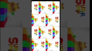 NINIkids & Super Simple song 1000000 timee #soundvariations #cocomelon #memes #logoeffect #shorts