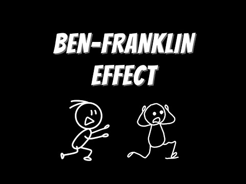 BEN-FRANKLIN EFFECT: How to Make Anyone Like You!