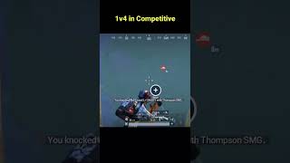 🔥1v4 in competitive | bgmi lite - #shorts #bgmilite #bgmilite