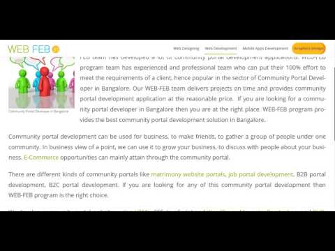 Community Portal Developer in Bangalore | Best Community Portals
