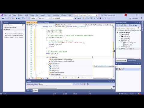 Basic Windows Form Walk-through