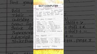 Computer fundamentals in wordpad hand writing notes in english language #computer #course #ccc #adca