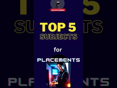 Top 5 Subjects required for placements || Product Based Companies || 2023 || @AI_Byte_School