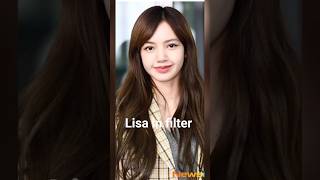 lisa in filter #BLACKPINK#choose#BKINGDOM777#virelshorts