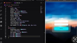 🔮 Glassmorphism Login Form ✨ + Neon Hover Glow | Next-Level UI Design
