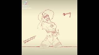 Peaceful but Deadly #afrosamurai #digitalart #art #drawing #digitaldrawing #animeinspired