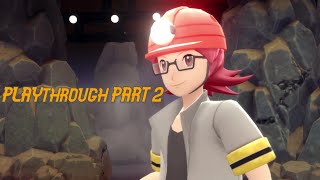 JT BRICKSPEED POKEMON  BRILLIANT DIAMOND PLAYTHROUGH  PART 2 ( OREBURGH GYM BATTLE )