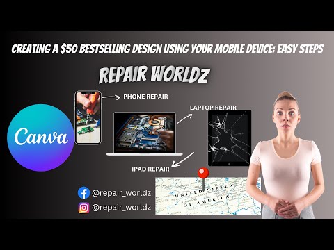 Creating a $50 Bestselling Design Using Your Mobile Device: Easy Steps