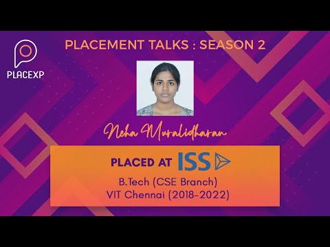 Placed at ISS Placement Talks with Neha || Seasons 2: Ep 2 || VITC || PlaceXP