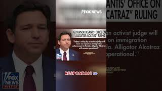Judge slams brakes on 'Alligator Alcatraz' expansion #shorts