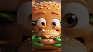 Veggie AI's First Bite!🥦#AIFood #FunnyReactions #FoodShorts #OddlySatisfying"#FoodReactions
