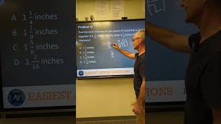 ASVAB Math, How to add fractions with different denominators #maths #asvabmath