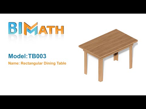 TB003 - Rectangular Dining Table