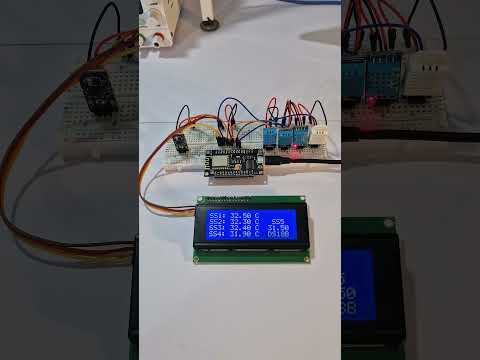 NodeMCU ESP8266 with 5 sensors #arduino #diy #esp8266 #dht #temperature emperature