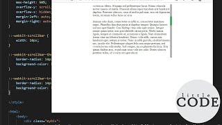 Customize Webpage Scrollbars using CSS