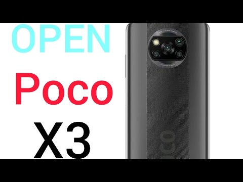Opening Poco X3 phone professionally                          M2007J20CG