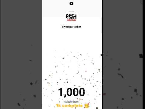 1k ✅ subscriber complete thankyou youtube family ❤️ #1ksubscribers