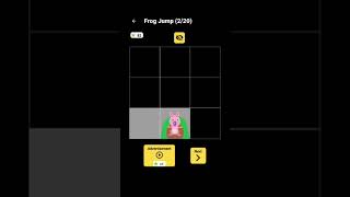 [Frog Jump]Funny Board Puzzle Game made with Flutter. #shorts
