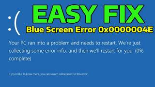 How To Fix Stop Code 0x0000004E Windows Error Code Bugcheck