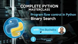 38  Binary Search | Python for life