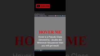 Hover Effect CSS in 1 Minute Short Video